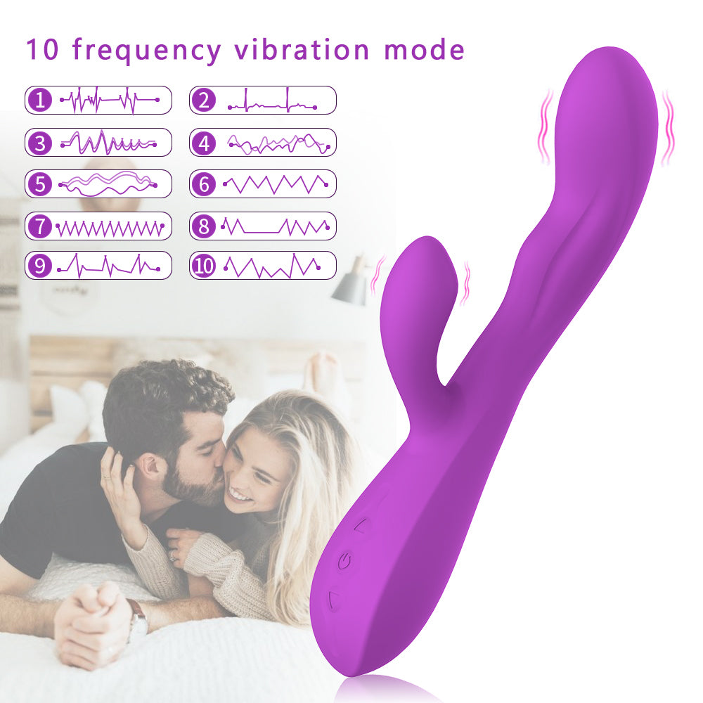 Lila Vibrator mit Vibrationsmodi