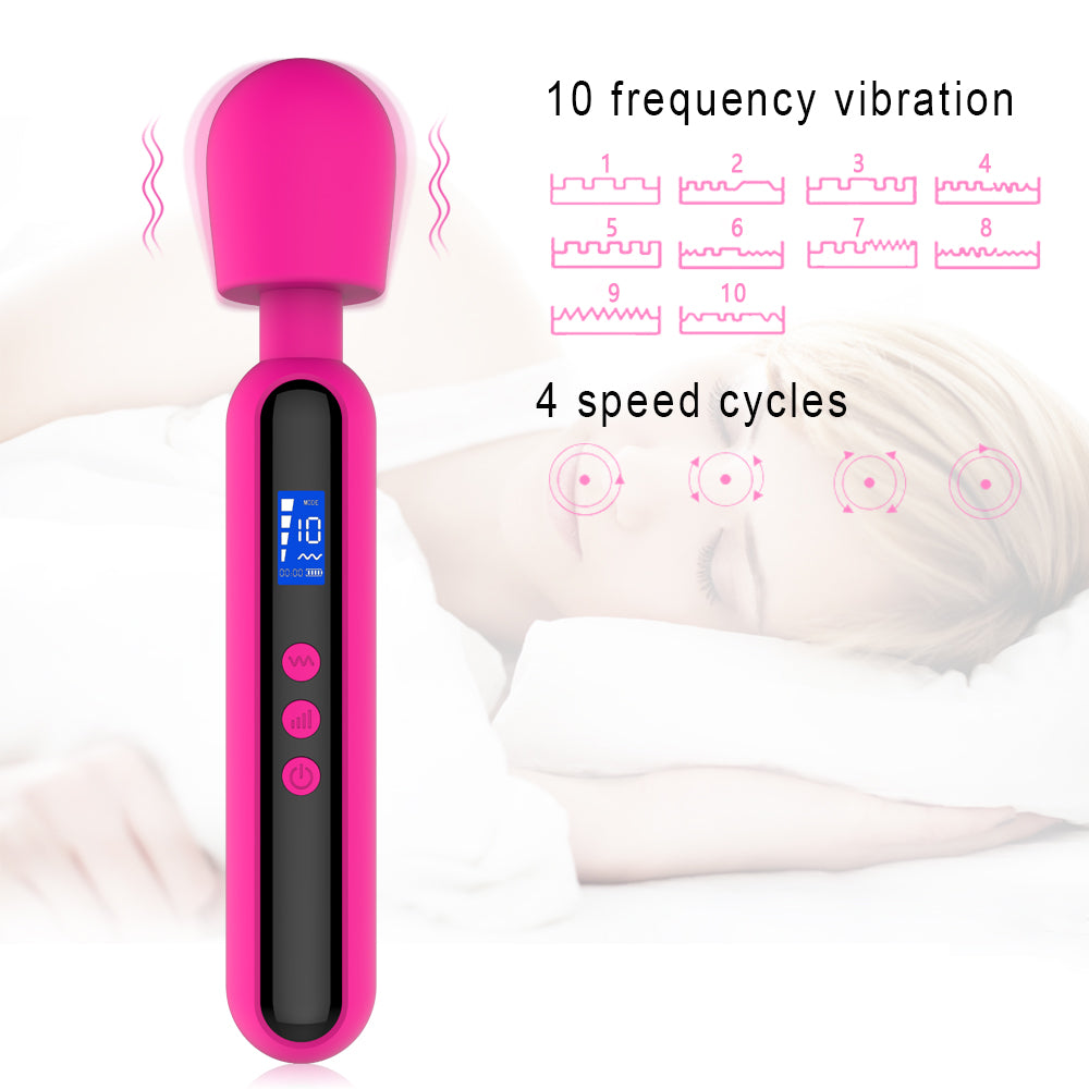 Vibrator mit Frequenz- und Geschwindigkeitsanzeige