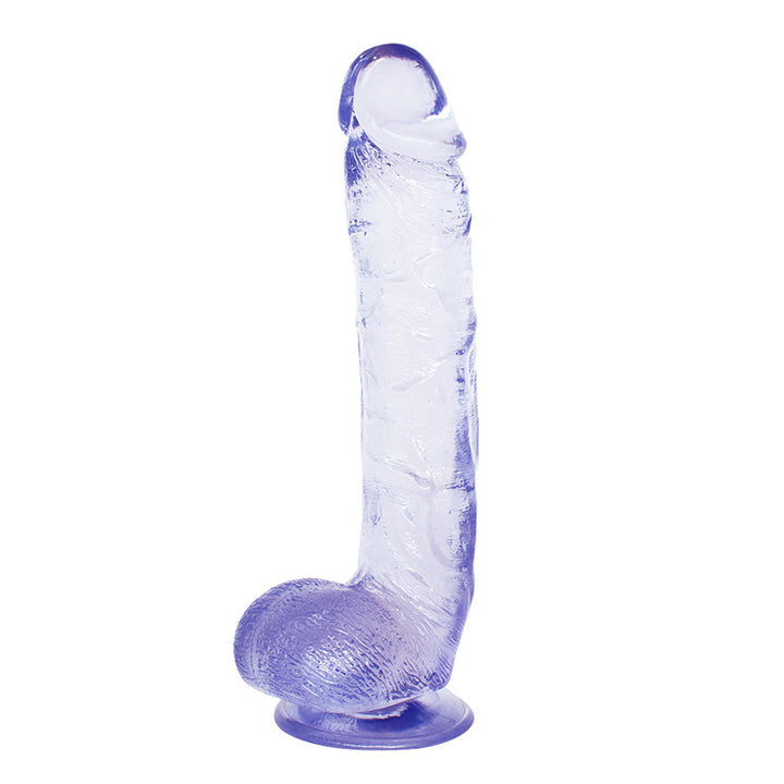 Lila Dildo mit Saugnapf