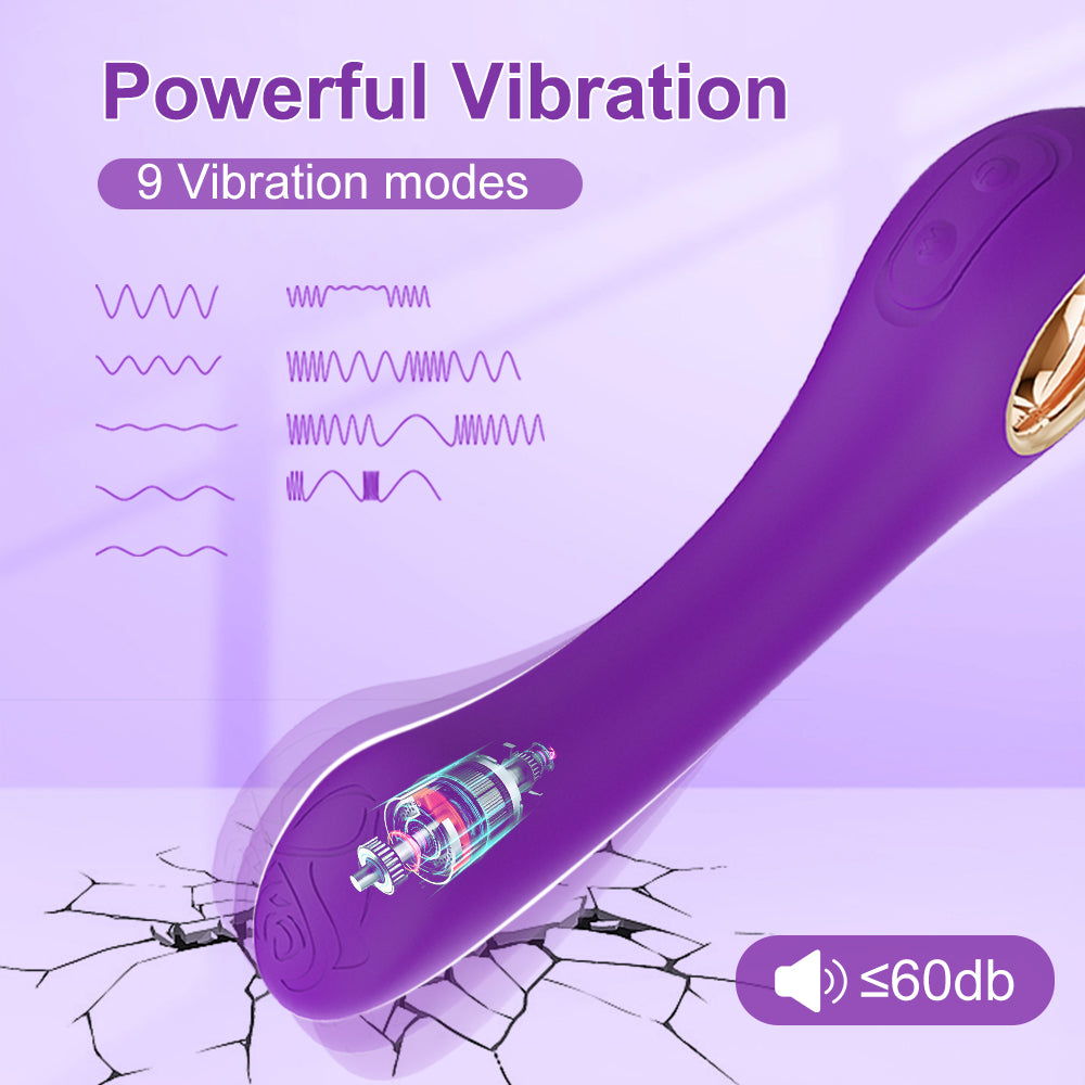 Lila Vibrator mit Vibrationsmodi