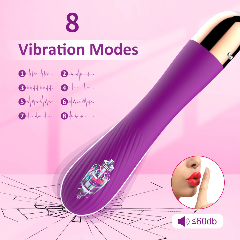 Lila Vibrator mit Vibrationsmodi