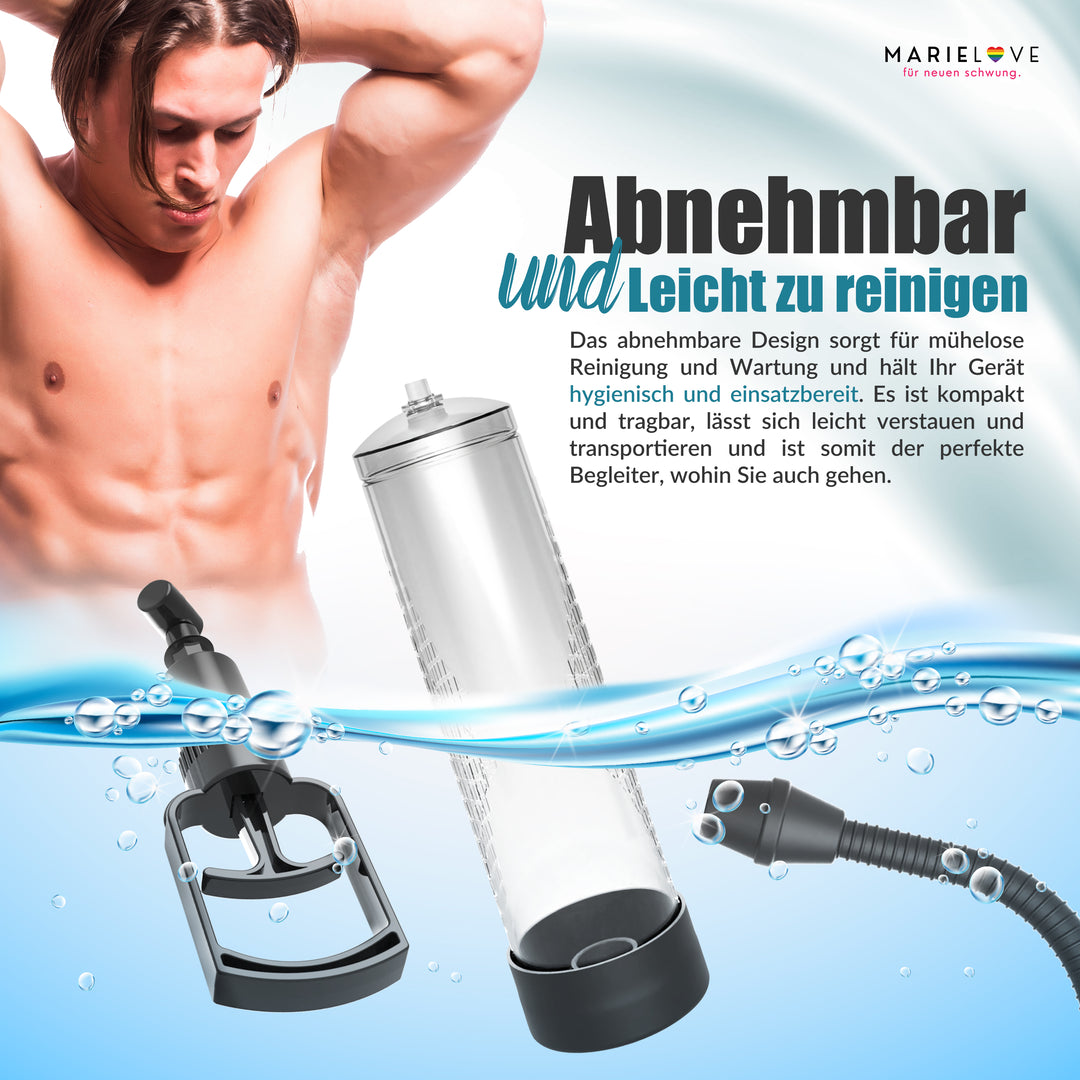 Pumpe und Zubehör im Wasser