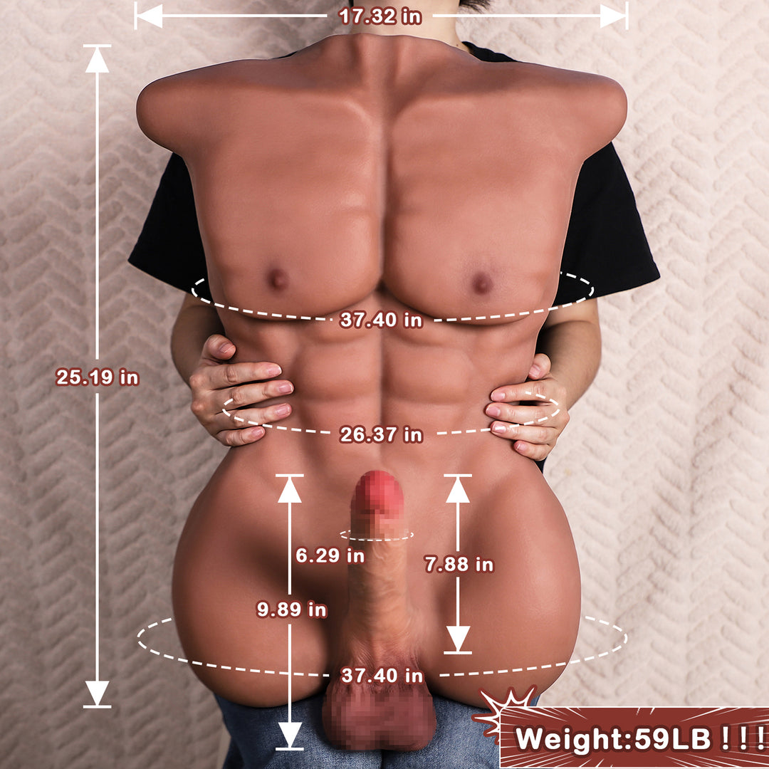 Sexpuppe mit Maßen und Gewicht