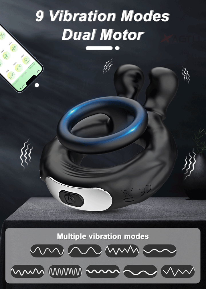 Sexspielzeug mit Vibrationsmodi-Anzeige