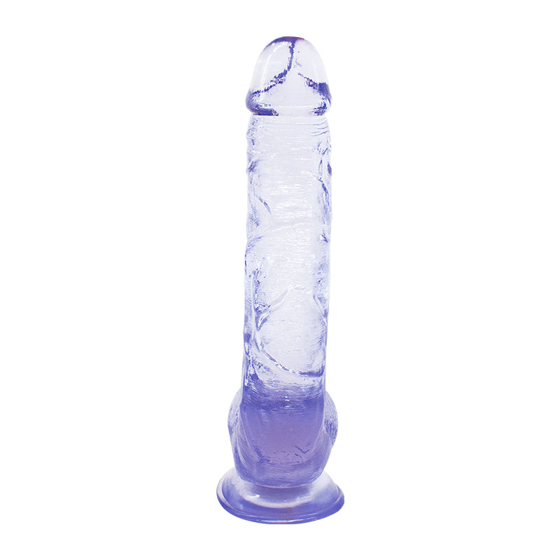 Lila Dildo mit Saugnapf