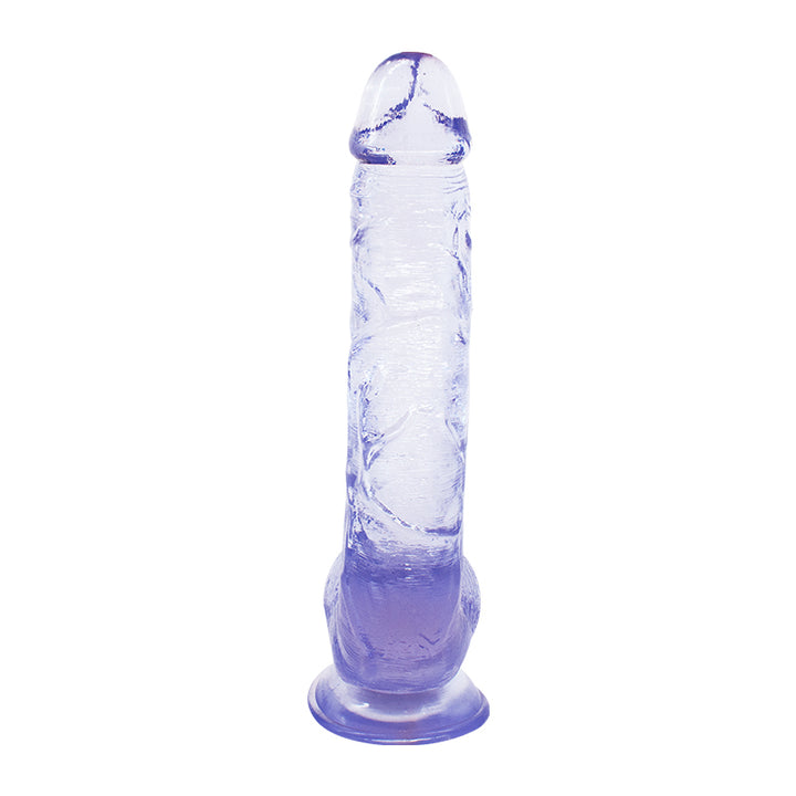 Lila Dildo mit Saugnapf
