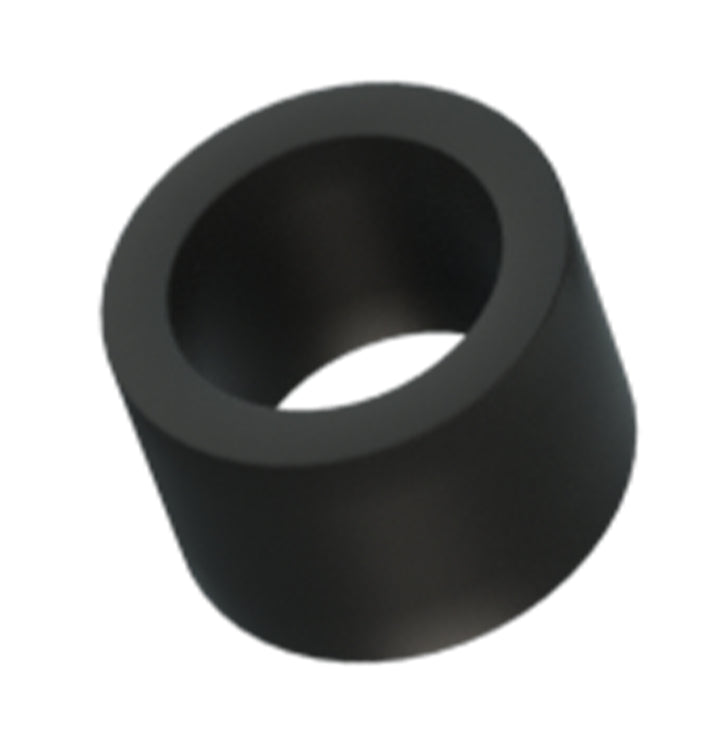 Schwarzer zylindrischer Ringadapter