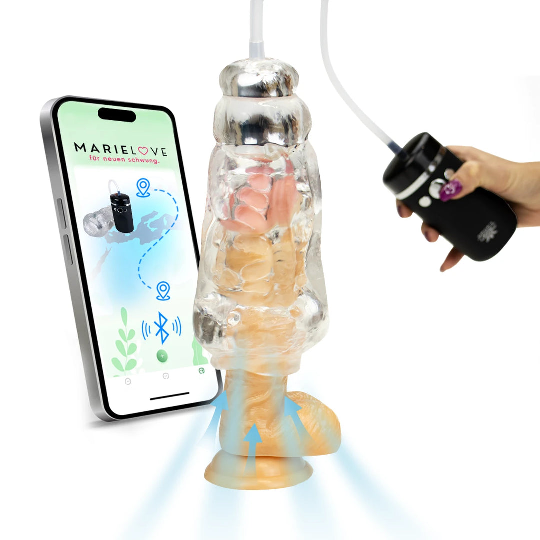 Masturbator mit Fernbedienung und App