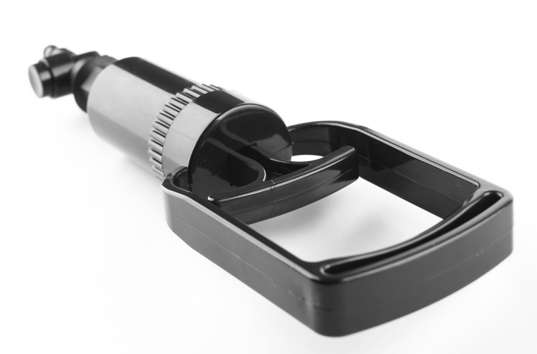 Schwarzes mechanisches Gerät, Nahaufnahme