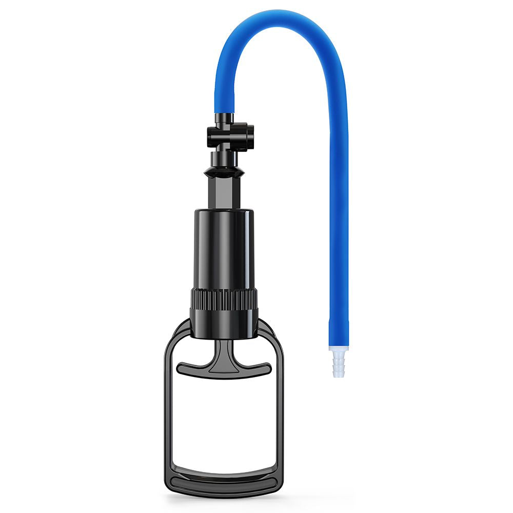 Handpumpe mit blauem Schlauch