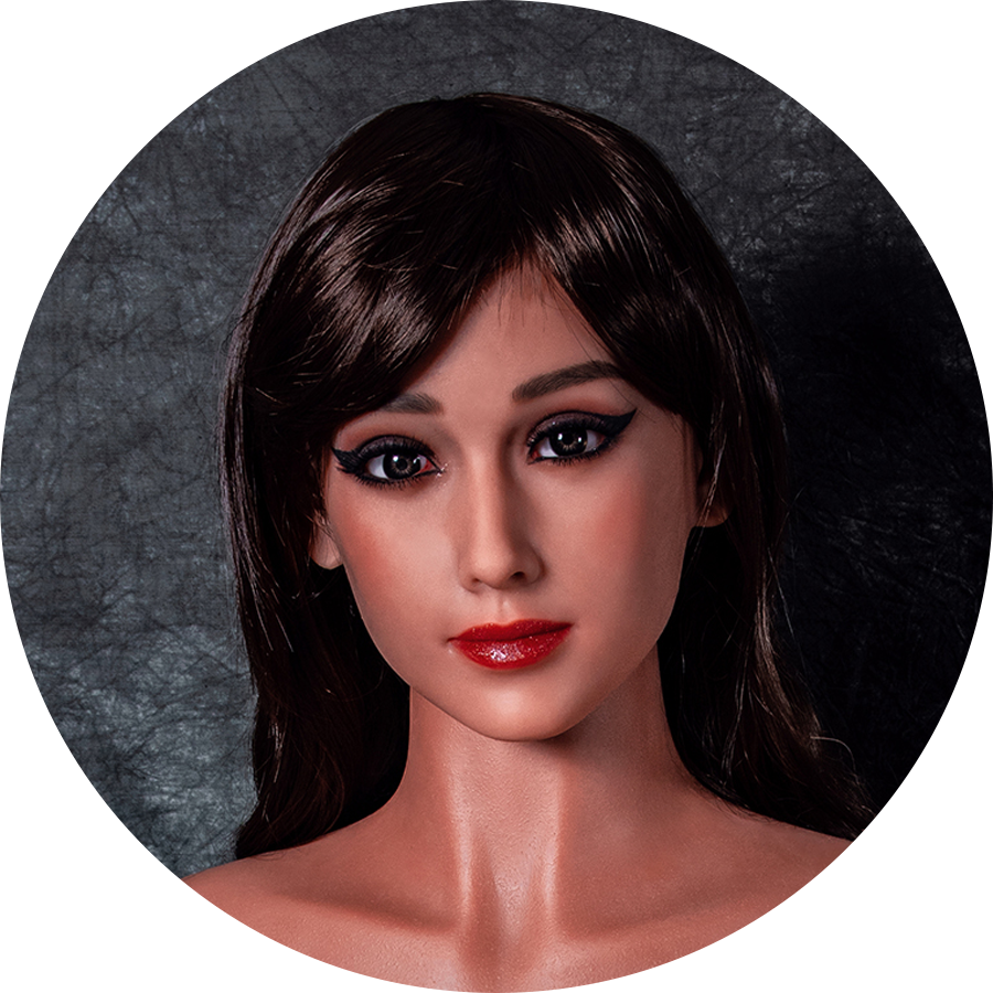 Porträt einer realistischen Sexpuppe