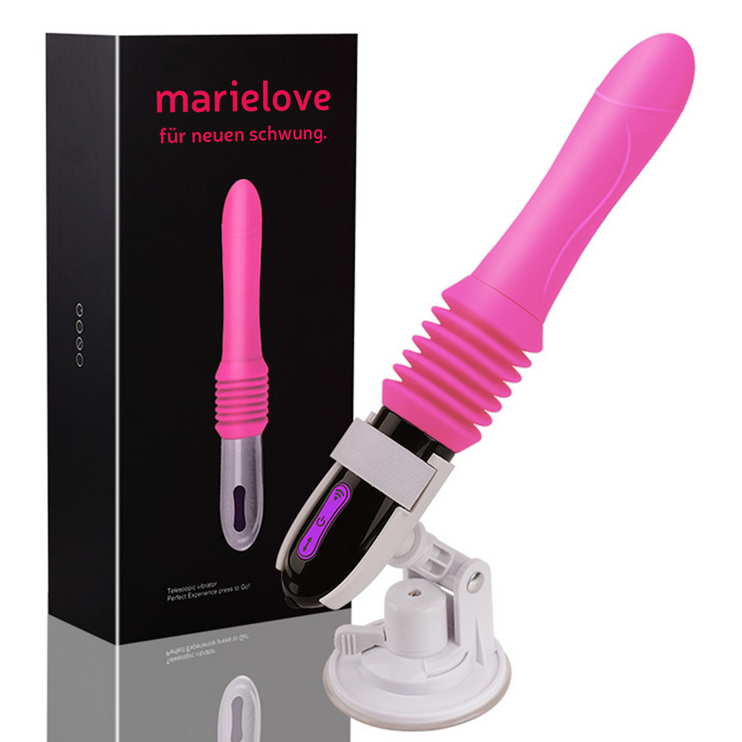 Vibrator mit Halterung und Verpackung