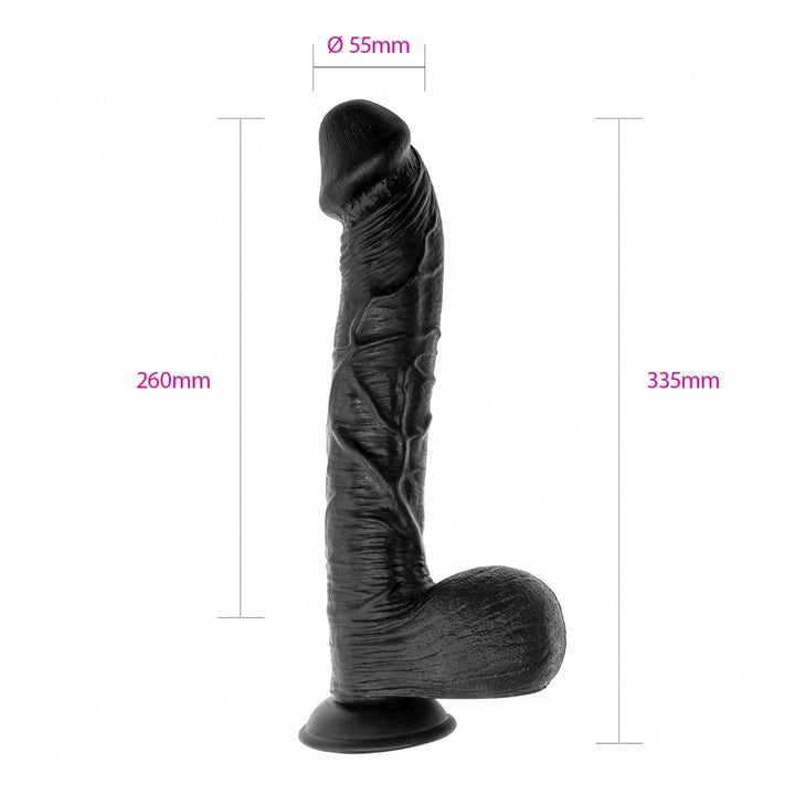 marielove XXL Dildos marielove Riesendildo Black Beauty 33cm diskret bestellen bei marielove