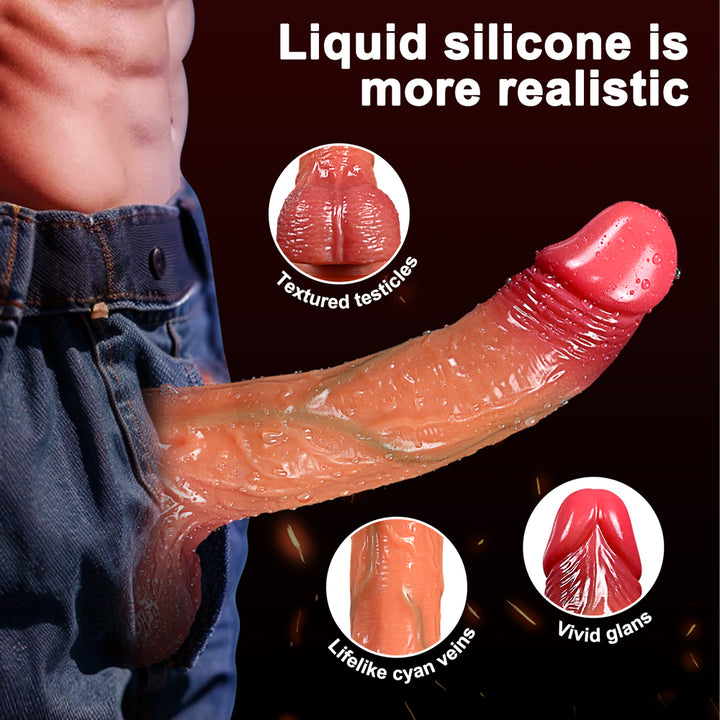 marielove Dildo Vibrator mit Heiz-, Stoß-, Rotationsfunktion & App