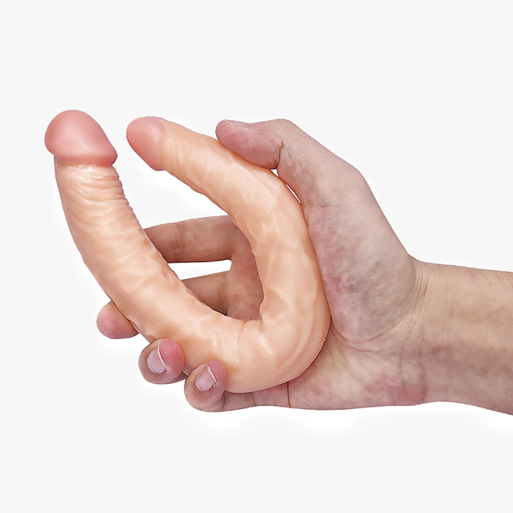 35cm Double Dildo 3D Veins Testicles