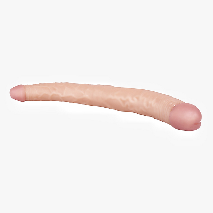 35cm Double Dildo 3D Veins Testicles