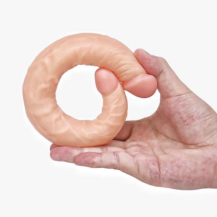 35cm Double Dildo 3D Veins Testicles