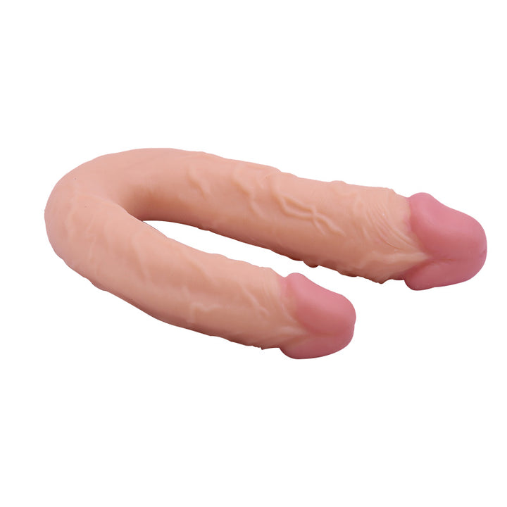 40cm Double Dildo PVC 3D Veins Testicles
