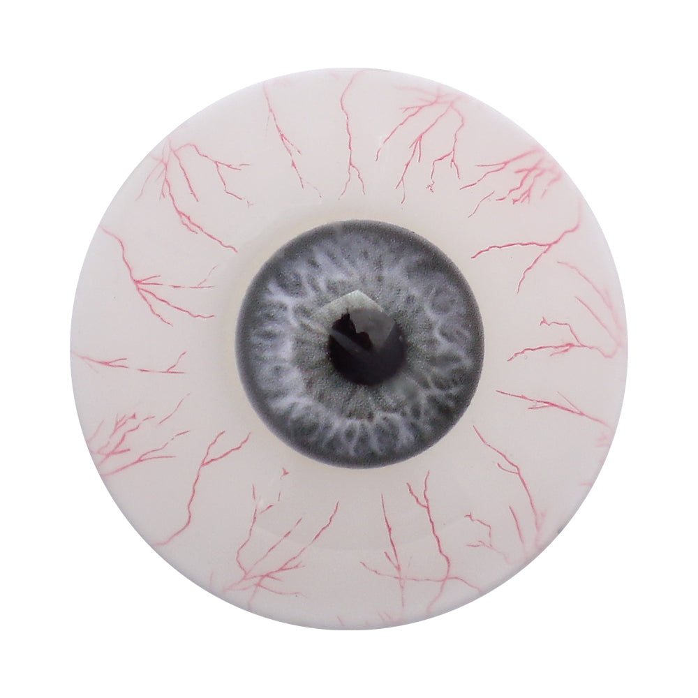 Auge, Adern, weißer Hintergrund
