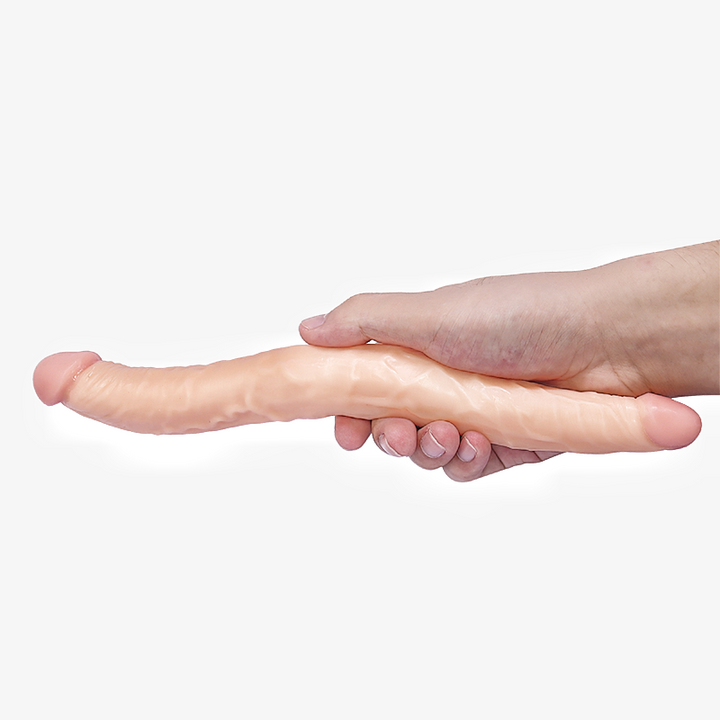 35cm Double Dildo 3D Veins Testicles