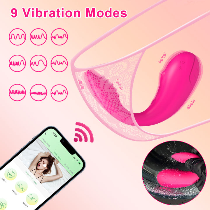 Vibrator mit App-Steuerung, Wasserdicht