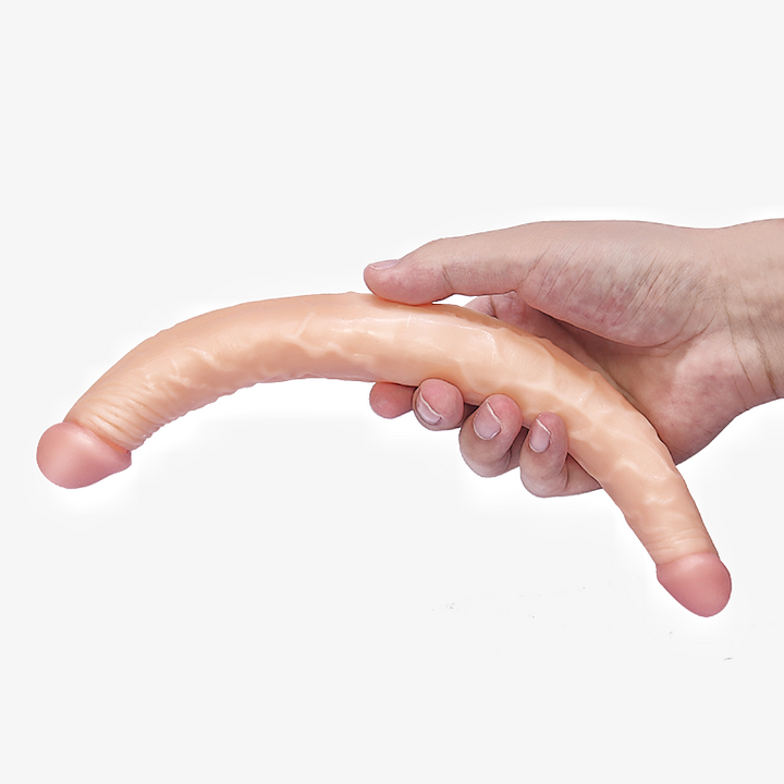 35cm Double Dildo 3D Veins Testicles