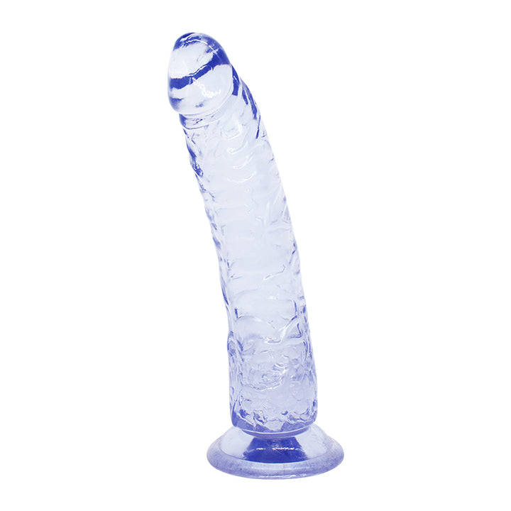 Klarer Dildo mit Saugnapf