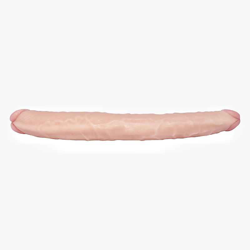 35cm Double Dildo 3D Veins Testicles