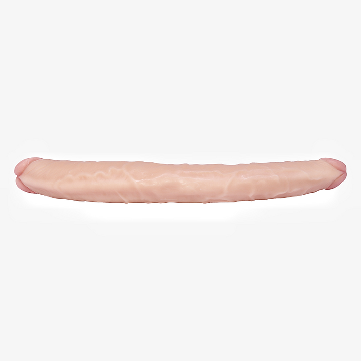 35cm Double Dildo 3D Veins Testicles
