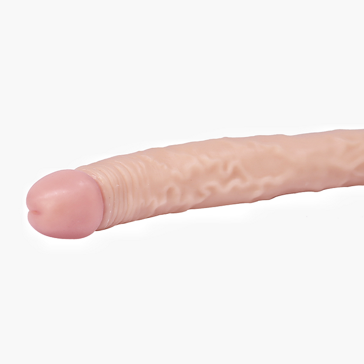 35cm Double Dildo 3D Veins Testicles