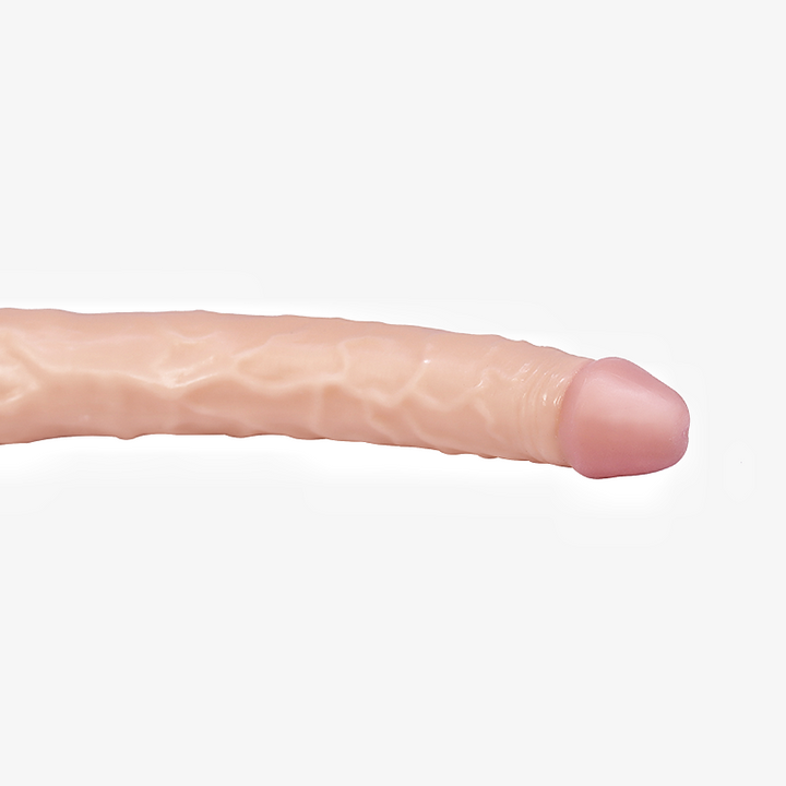 35cm Double Dildo 3D Veins Testicles