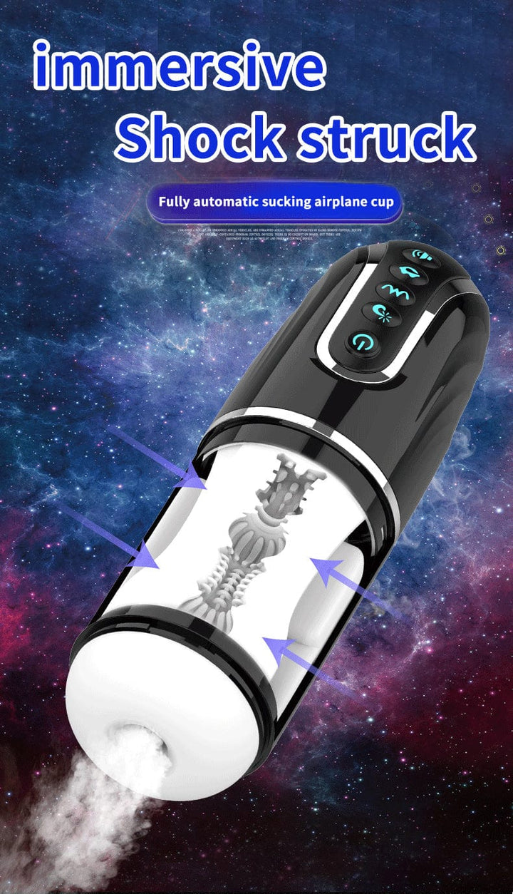 Automatischer Masturbator, kosmischer Hintergrund