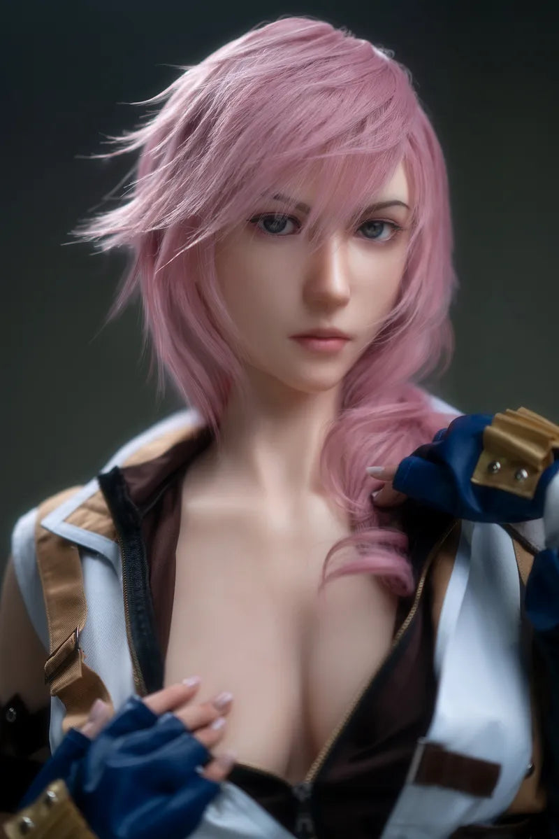 Rosa Haare, weibliche Anime-Figur