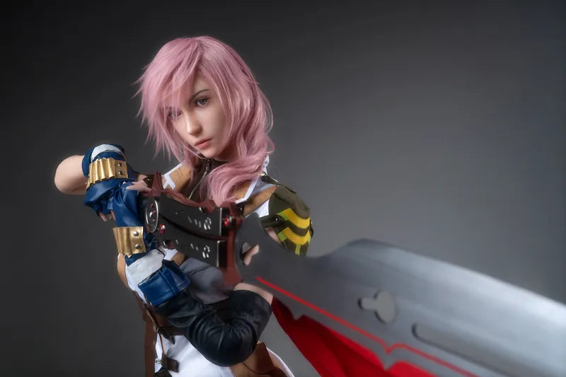 Anime-Figur mit Schwert