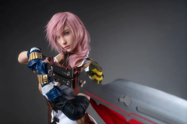 Anime-Figur mit Schwert