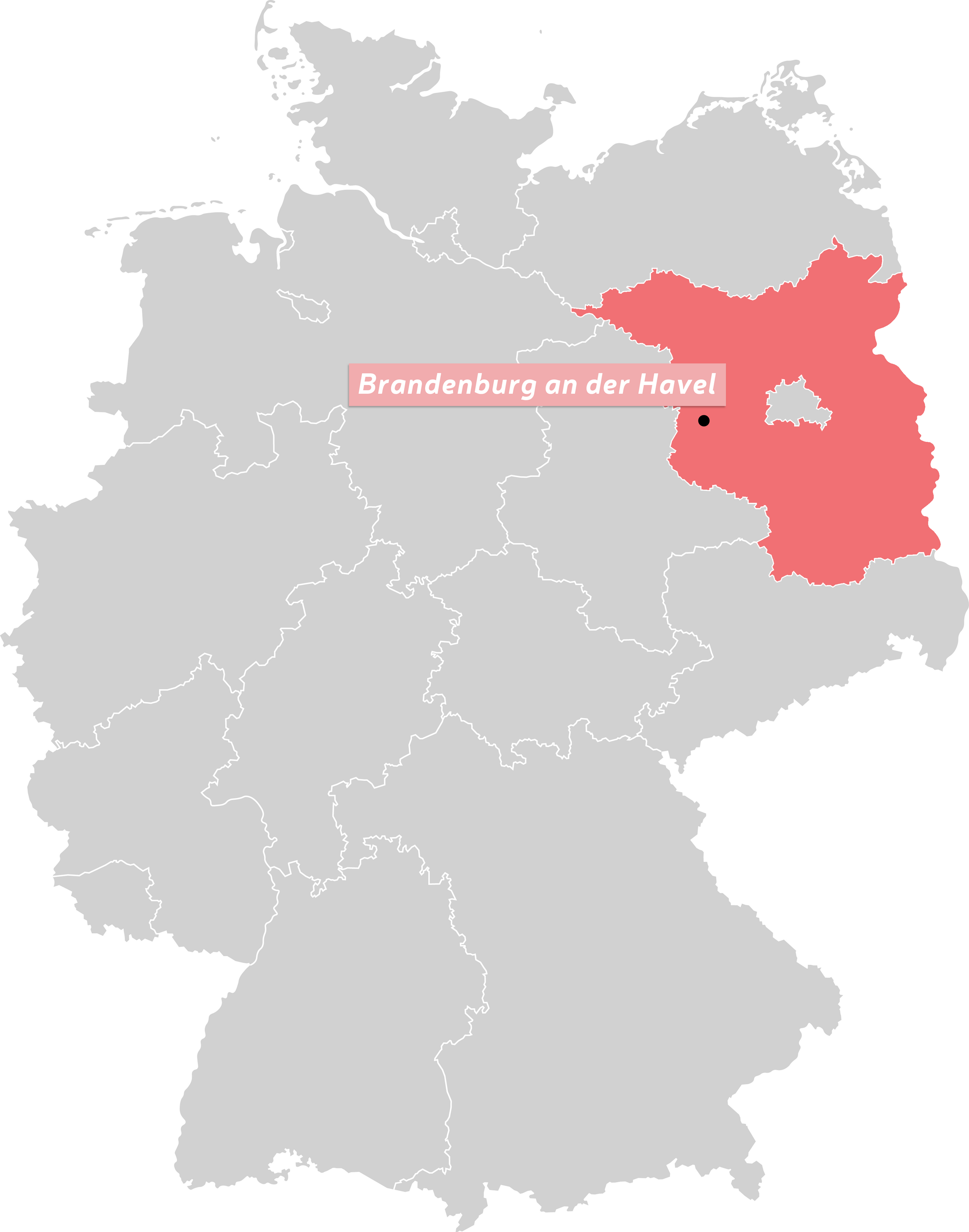 Karte von Brandenburg an der Havel
