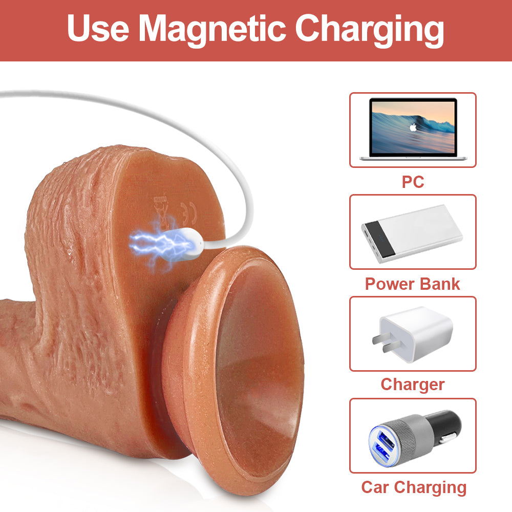 Masturbator mit magnetischem Ladekabel
