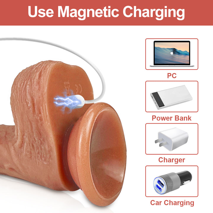 Masturbator mit magnetischem Ladekabel