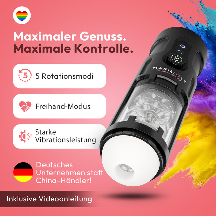 Schwarzes Sexspielzeug mit Funktionen