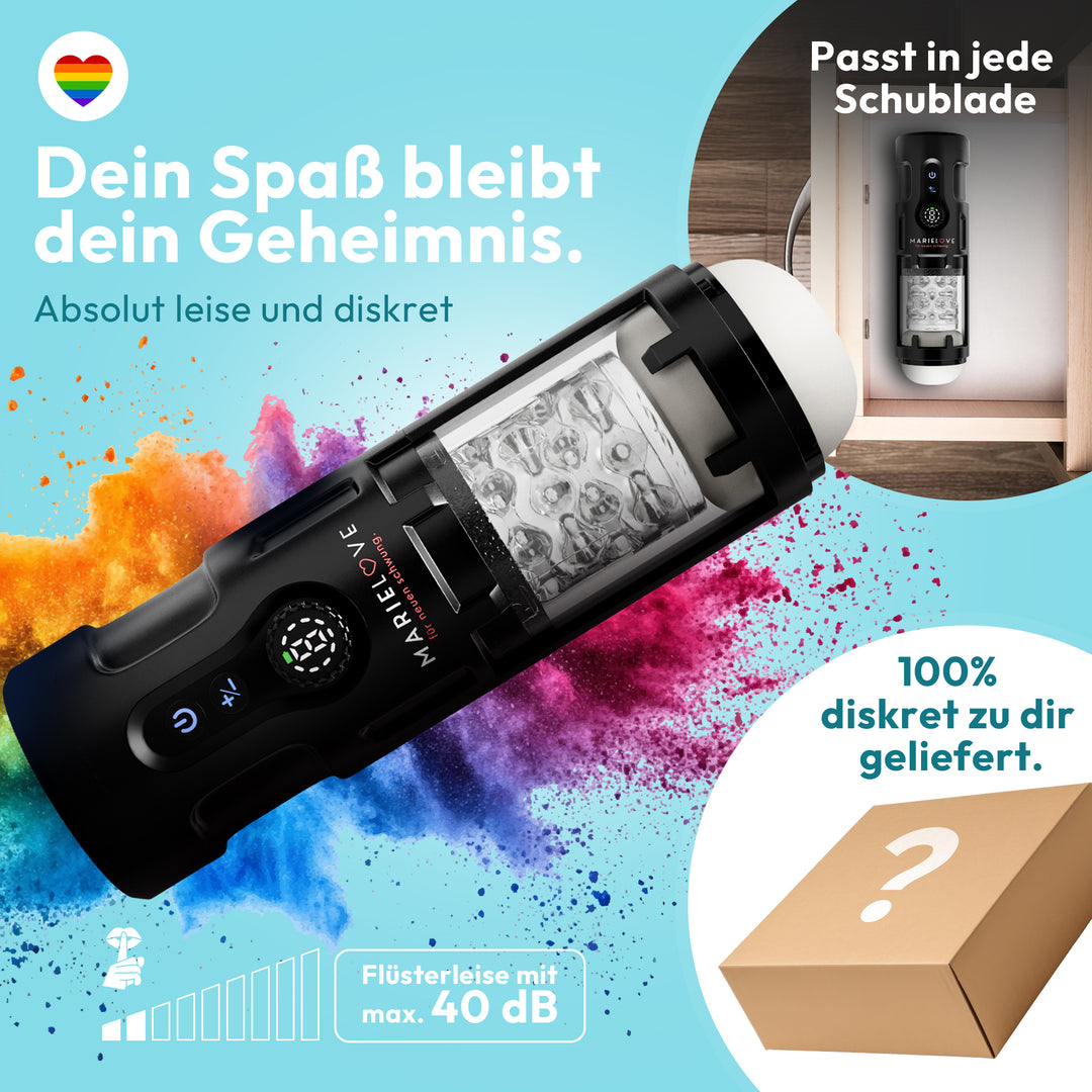 Sexspielzeug mit Verpackung und Schublade