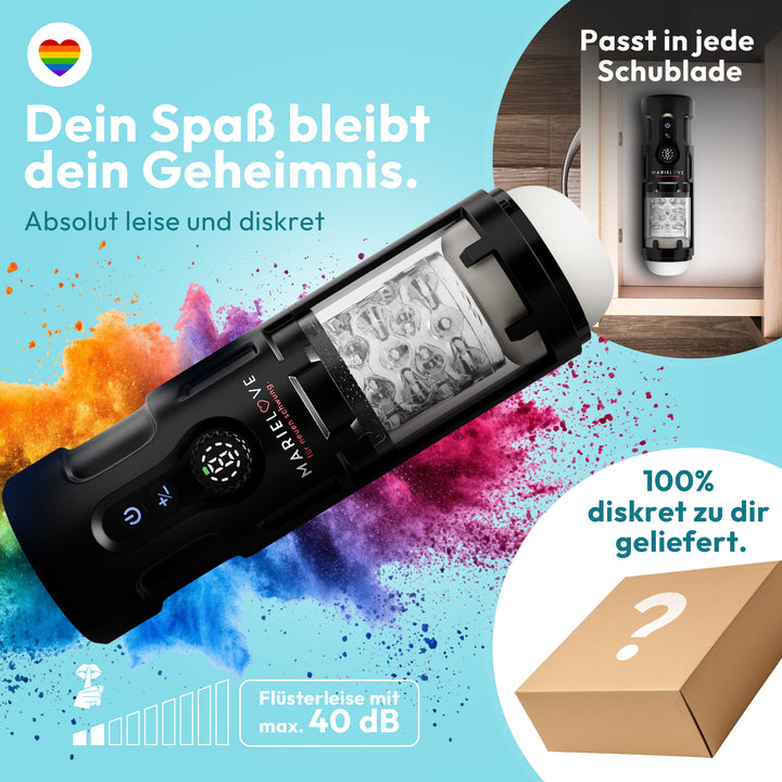 Sexspielzeug mit Verpackung und Schublade