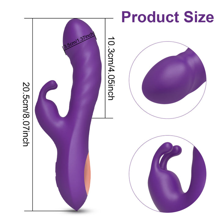 marielove 20cm Rabbit Vibrator 2in1 Stimulation