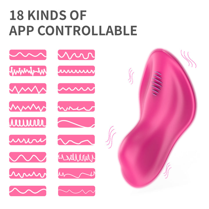 Rosa, app-gesteuertes Sexspielzeug