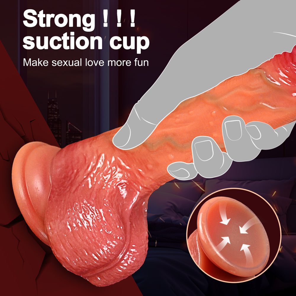 marielove Dildo Vibrator mit Heiz-, Stoß-, Rotationsfunktion & App
