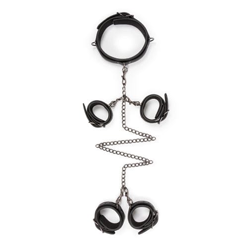 Easytoys Handschellen Easytoys Handschellen Fetisch-Set mit Halsband, Fußgelenk- und Handgelenkmanschetten diskret bestellen bei marielove