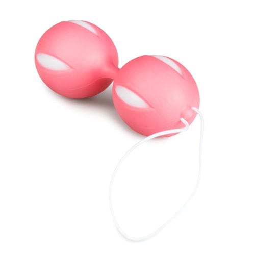 Easytoys Liebeskugeln Easytoys Liebeskugeln Wiggle Duo Kegel Ball - pink/weiß diskret bestellen bei marielove