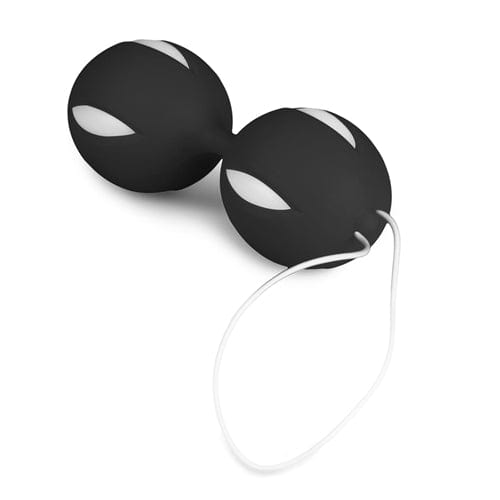 Easytoys Liebeskugeln Easytoys Liebeskugeln Wiggle Duo Kegel Ball - schwarz/weiß diskret bestellen bei marielove
