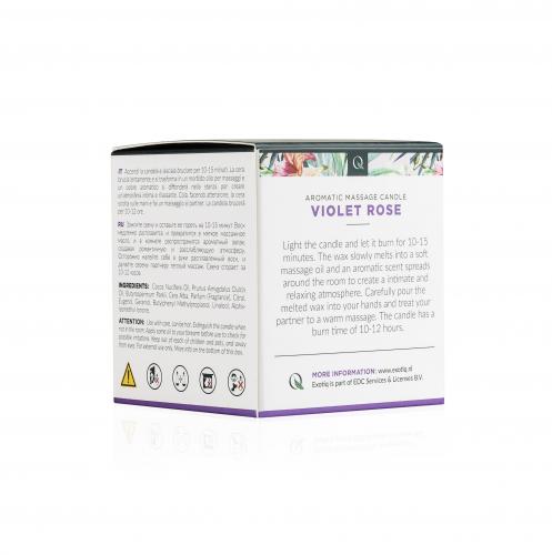 Exotiq Massage Exotiq Massage Kerze Exotiq Massagekerze Violet Rose - 60g diskret bestellen bei marielove