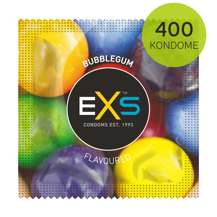 EXS Condoms Kondome 4x100 EXS Condoms Kondome mit Kaugummi Geschmack 100 - 500 Stück diskret bestellen bei marielove