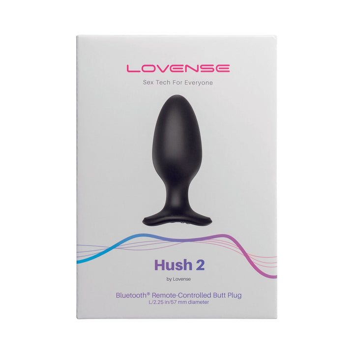 Lovense Analvibratoren Lovense Analvibrator Lovense - Hush 2 Butt Plug L 57 mm diskret bestellen bei marielove